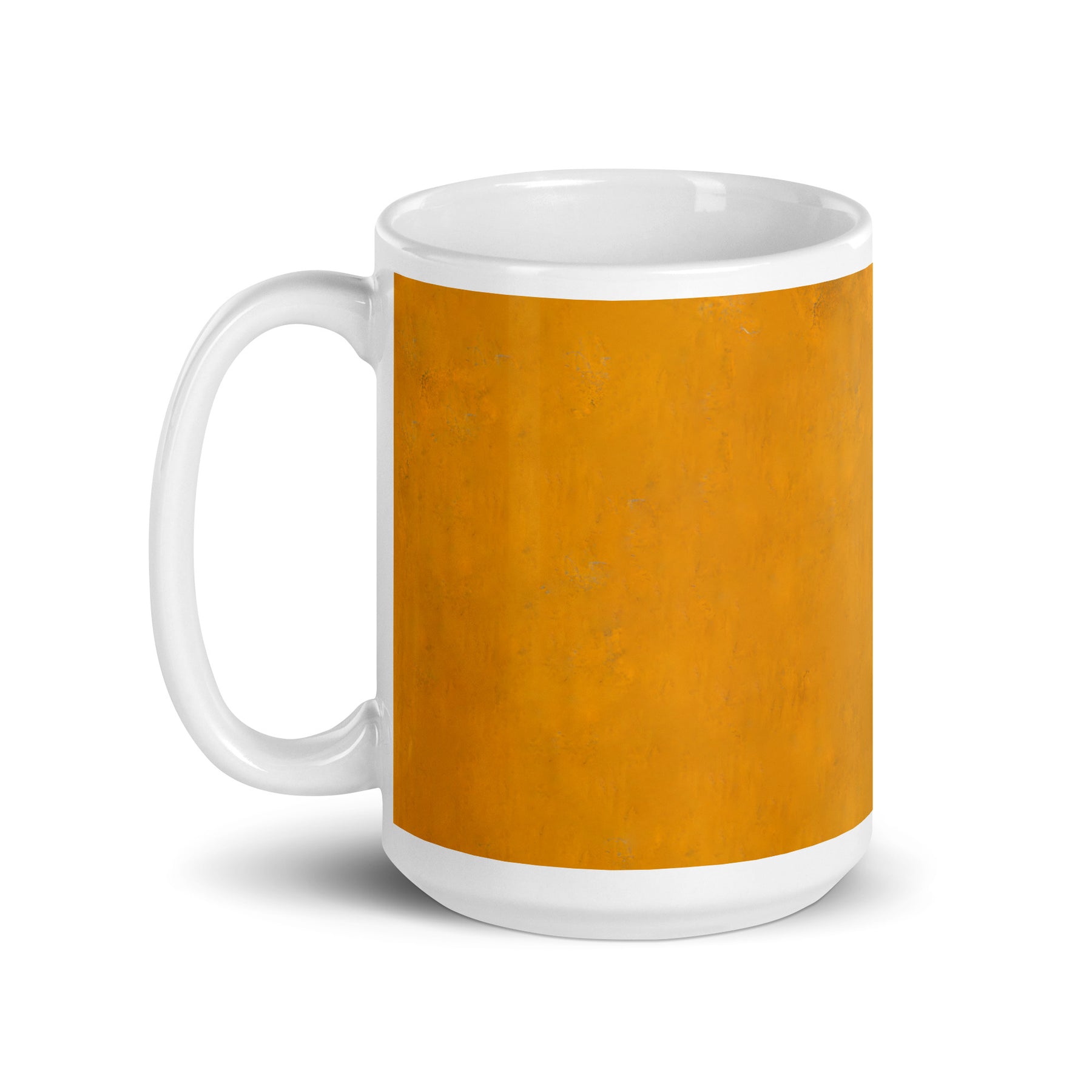 Coffee Mug with a painted image of a Geisha holding some violets