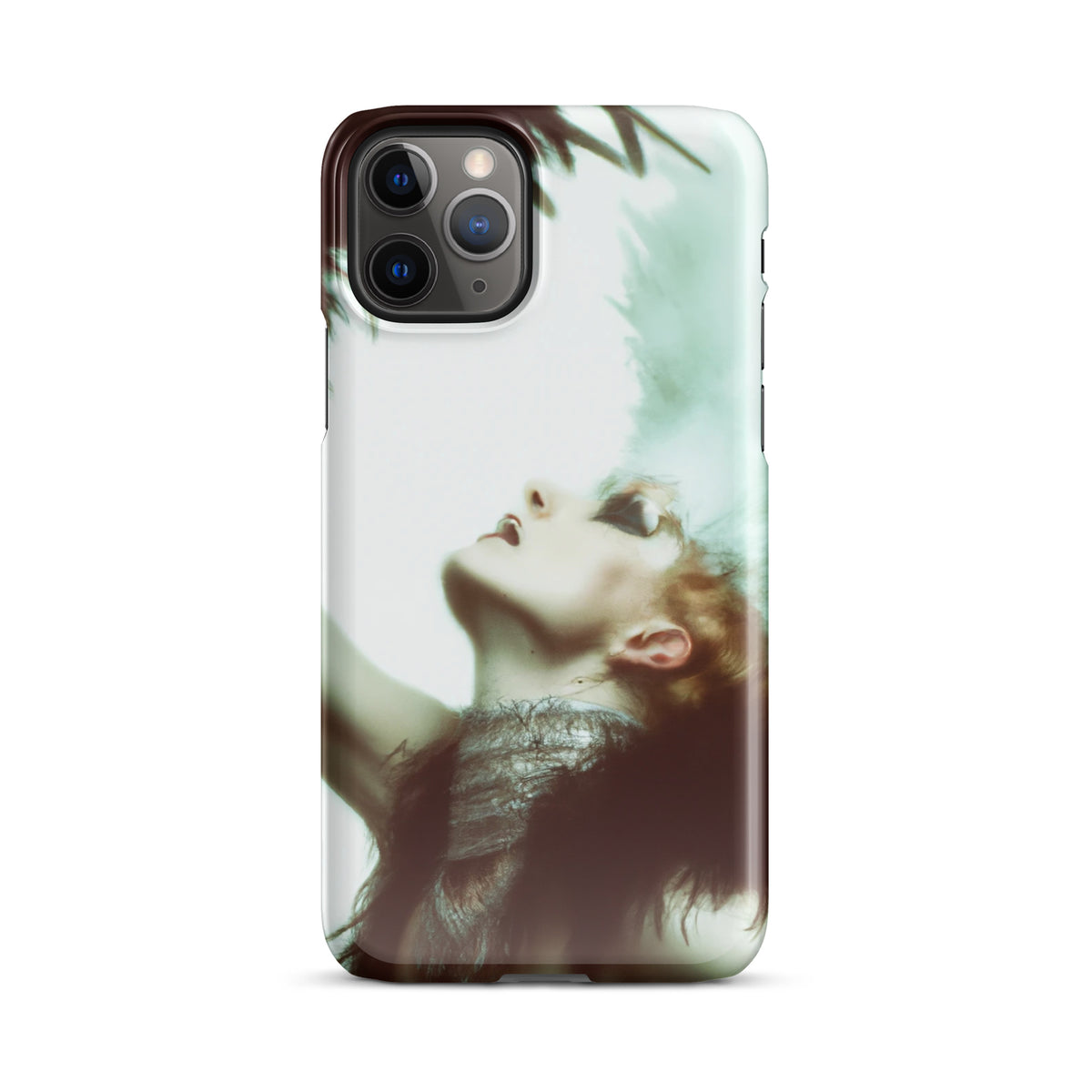 iPhone case with a Follies Bergere dancer with lots of plumage